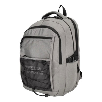 Zaino Enrico Benetti Anchorage grigio chiaro - laptop 17 inc