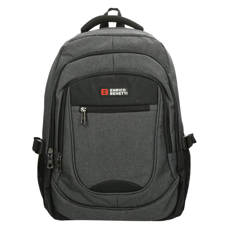Enrico benetti rugzak hamburg grijs - laptop 17 inch