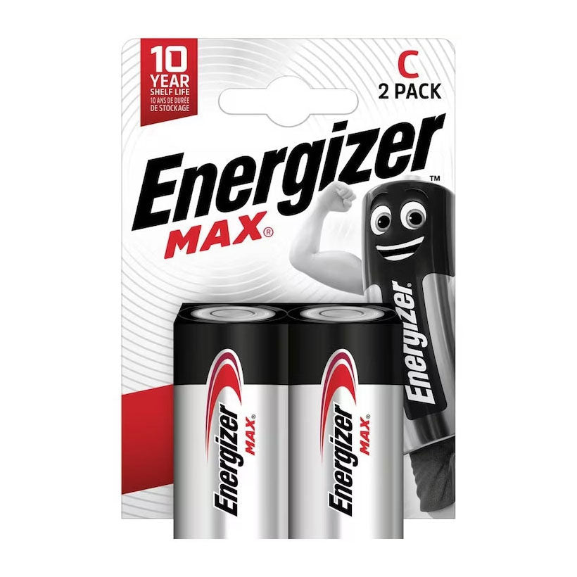 Pilas alcalinas Energizer max c 2uds.