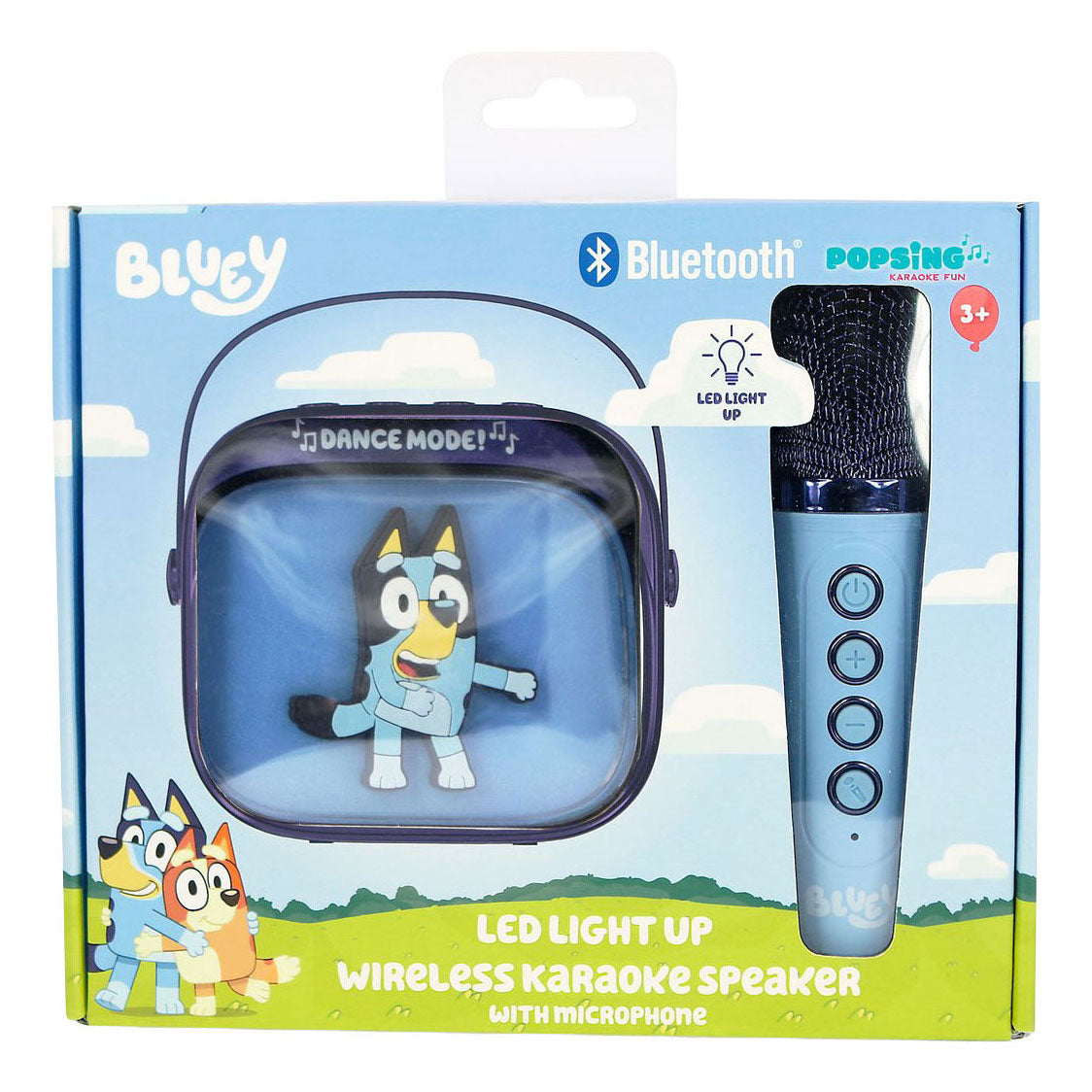 Bluey draadloze microfoon en karoake set