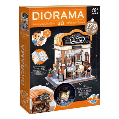 Buki france houten bouwpakket diorama bakkerij - 179dlg.