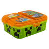 Fiambrera Minecraft con 4 compartimentos