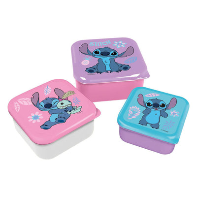 Scatole per snack Disney Stitch 3 in 1
