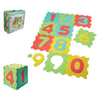 Puzzle da pavimento Eva 30x30x1cm figure 10 pezzi