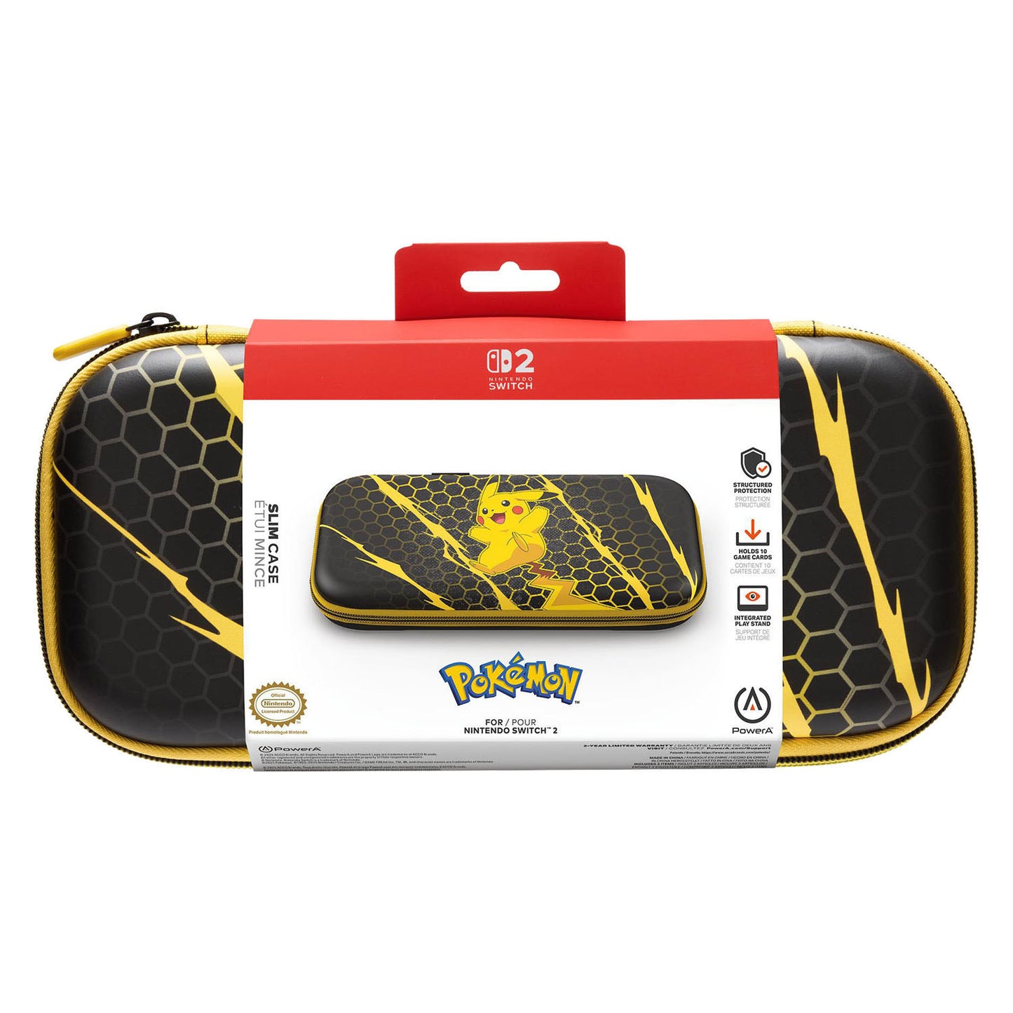 Funda delgada con funda protectora Power a switch 2 - pikachu storm