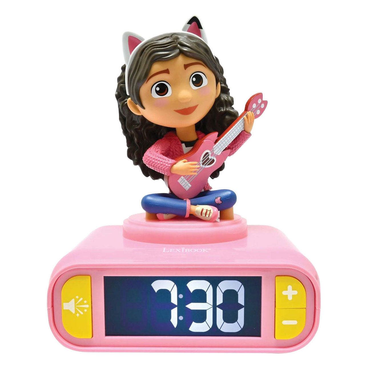 Gabby dollhouse 3d digitale alarmklok met licht en geluid
