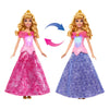 L'abito rosa della principessa Aurora Mattel diventa una bambola fashion blu