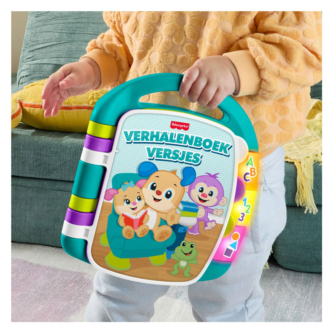 Fisher-Price impara i versi divertenti del libro di fiabe - libro musicale con luci e suoni