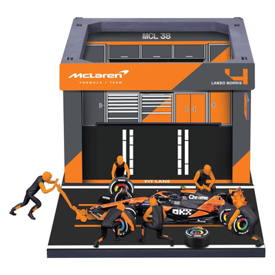 Pase de boxes de Burago mclaren con lando norris - 1:43