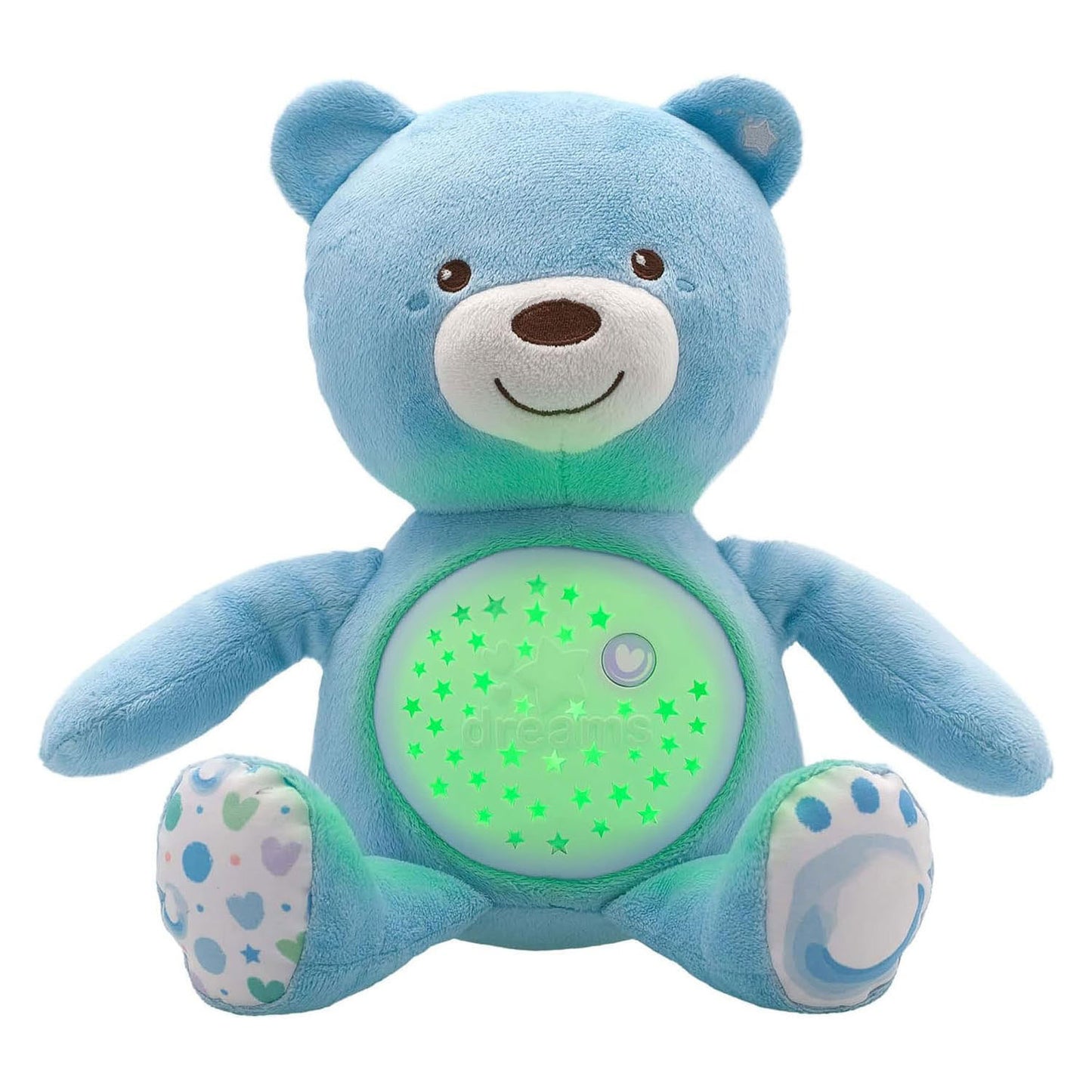 Chicco cuddly toy projector baby bear first dreams blue