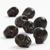 Creativ company howlite, d 12 mm, misura buco 1,5 mm, nero, 32 pezzi 1 scatola