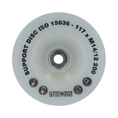Platorello Flexovit rigido 125mm m14 nylon