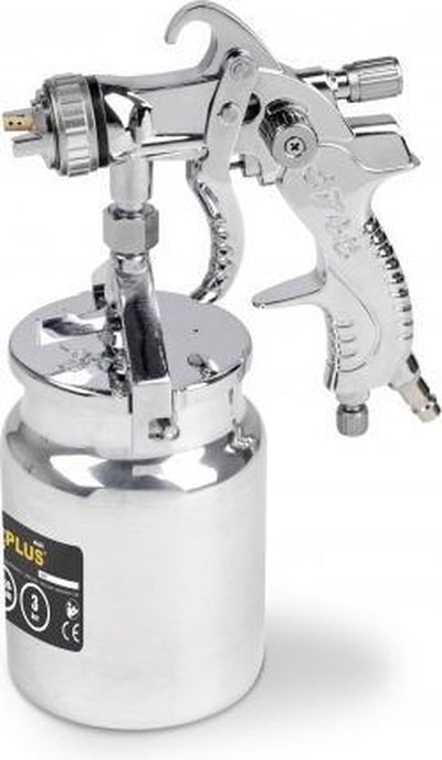 Pistola de pintura a presión de aire Powerplus powair0110 - pistola de pintura de 3 bar y 1 l - se puede utilizar con compresor