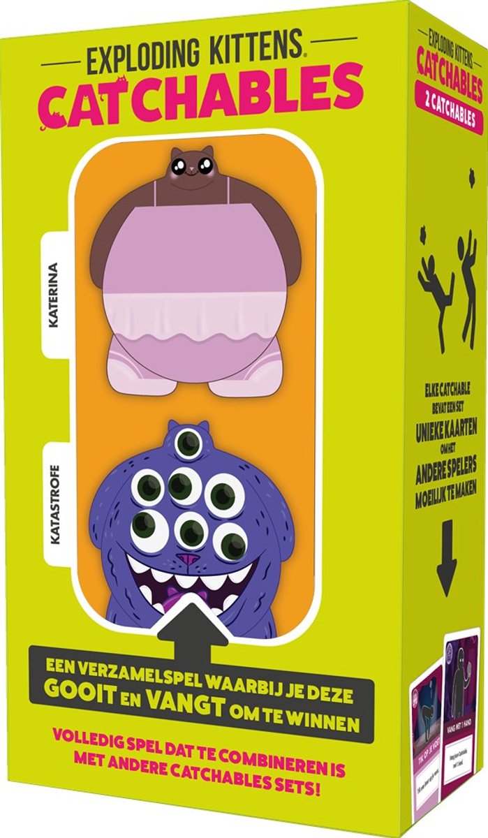 Exploding kittens - catchables catastrophe katerina - expansion - card game