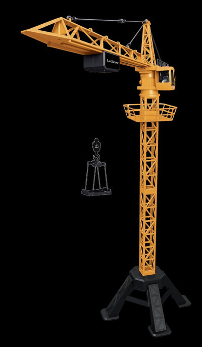 Lexibook crosslander® pro tower crane - get busy on the building site with this large remote-controlled crane featuring dynamics sounds and effects!