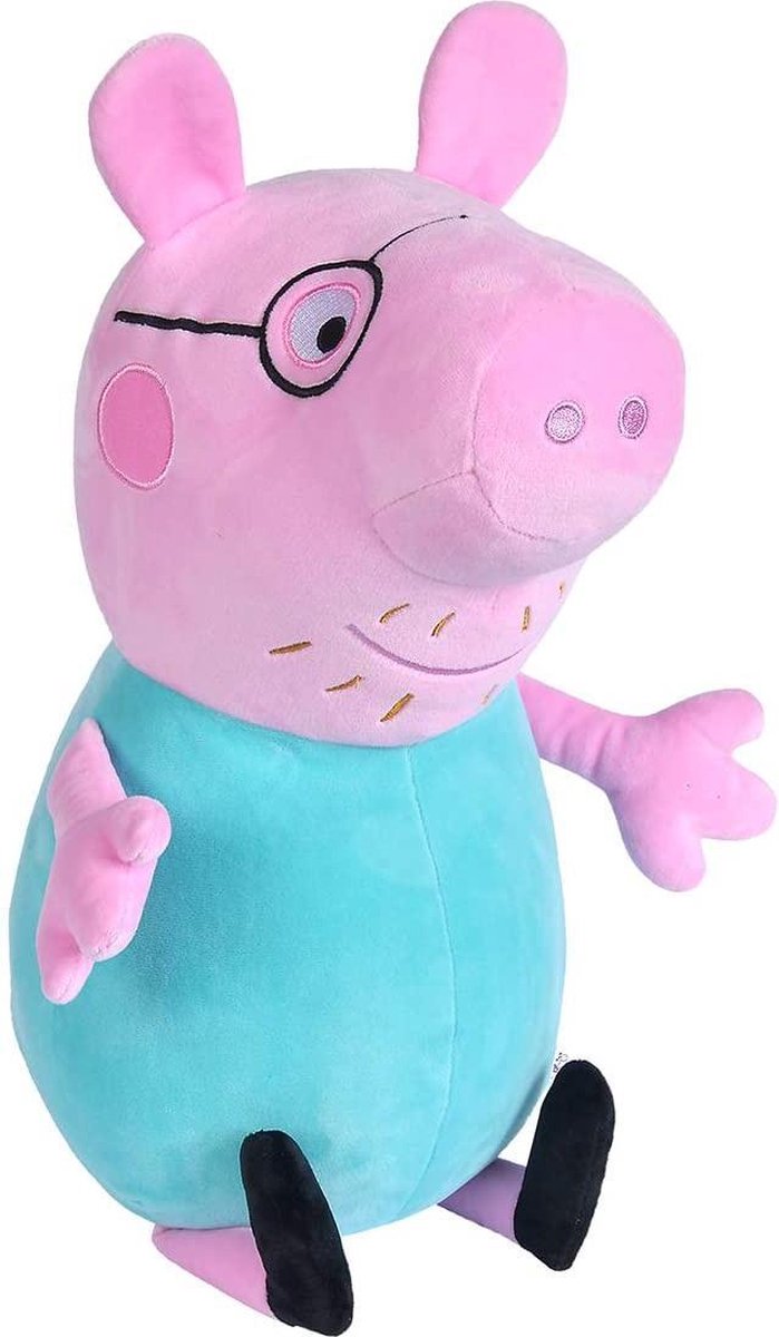 Simba peppa pig papa junior 37 cm - knuffel