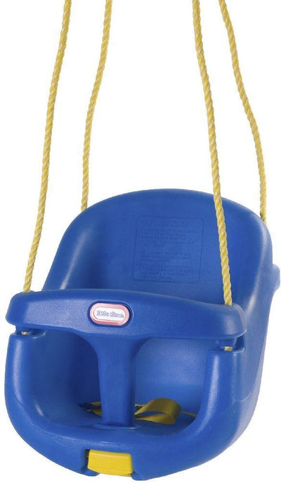 Little Tikes bambino con schienale alto - altalena blu