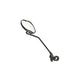 Ergotec Spiegel M-99LV con braccio lungo 121 x 78-66 mm in alluminio sabbia nera