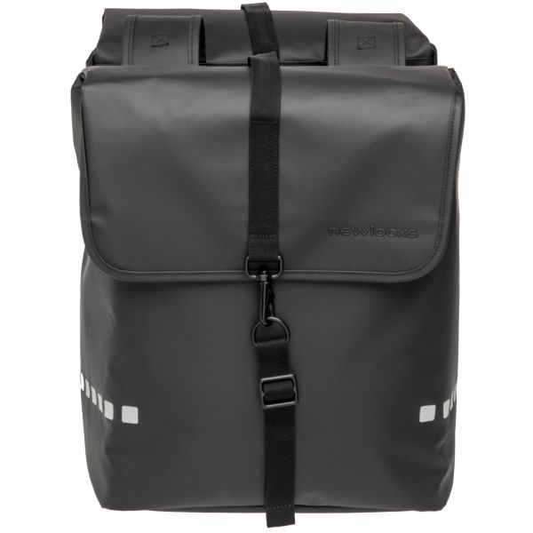 Nueva bolsa de bicicleta Looxs Odense: doble, negro, agua -repelente, reflexión, adecuado para bicicletas eléctricas