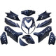 Edge Storge 13 pezzi per Speedfight 2 Blue Metallic