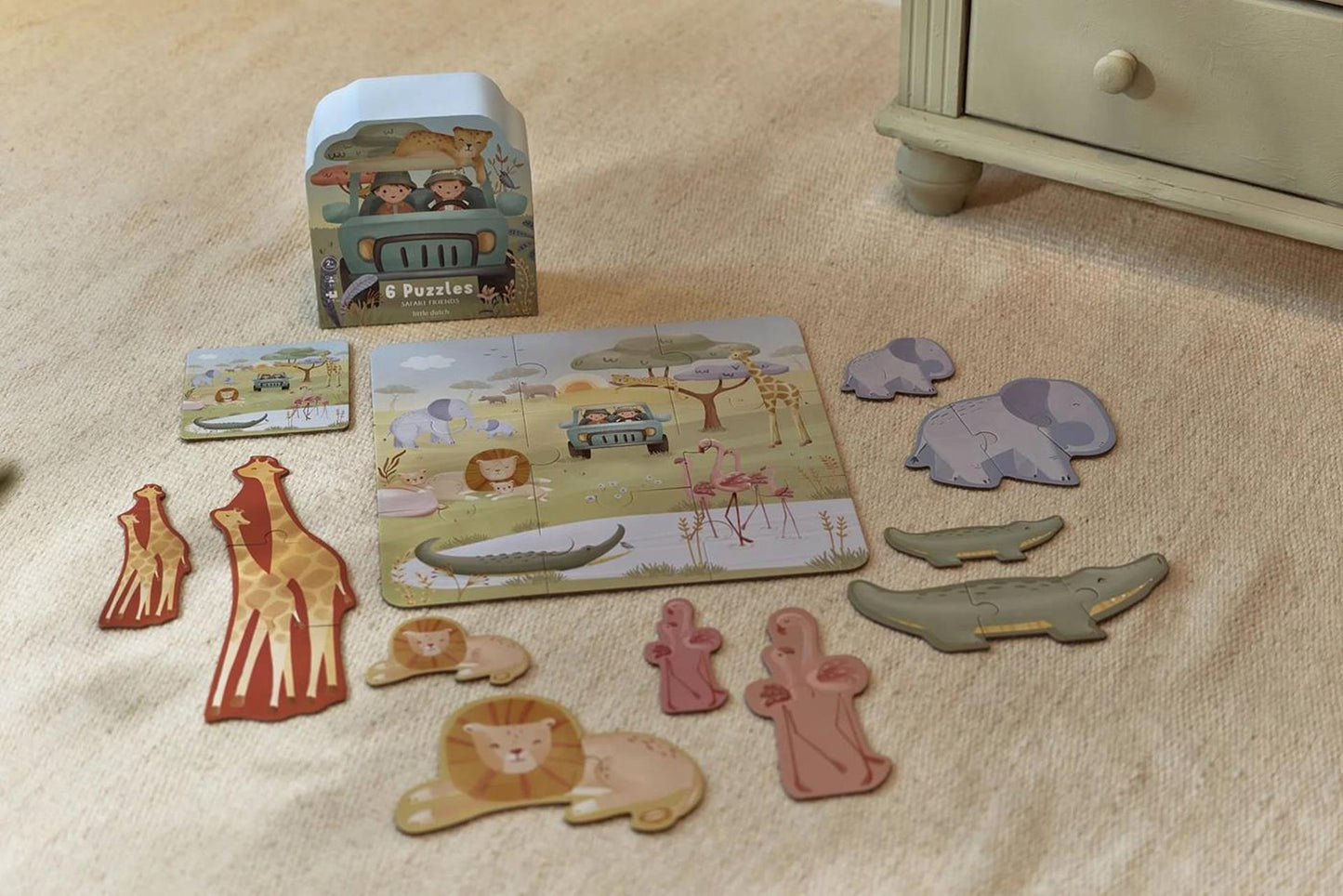 Puzzle Little Dutch Safari Friends FSC