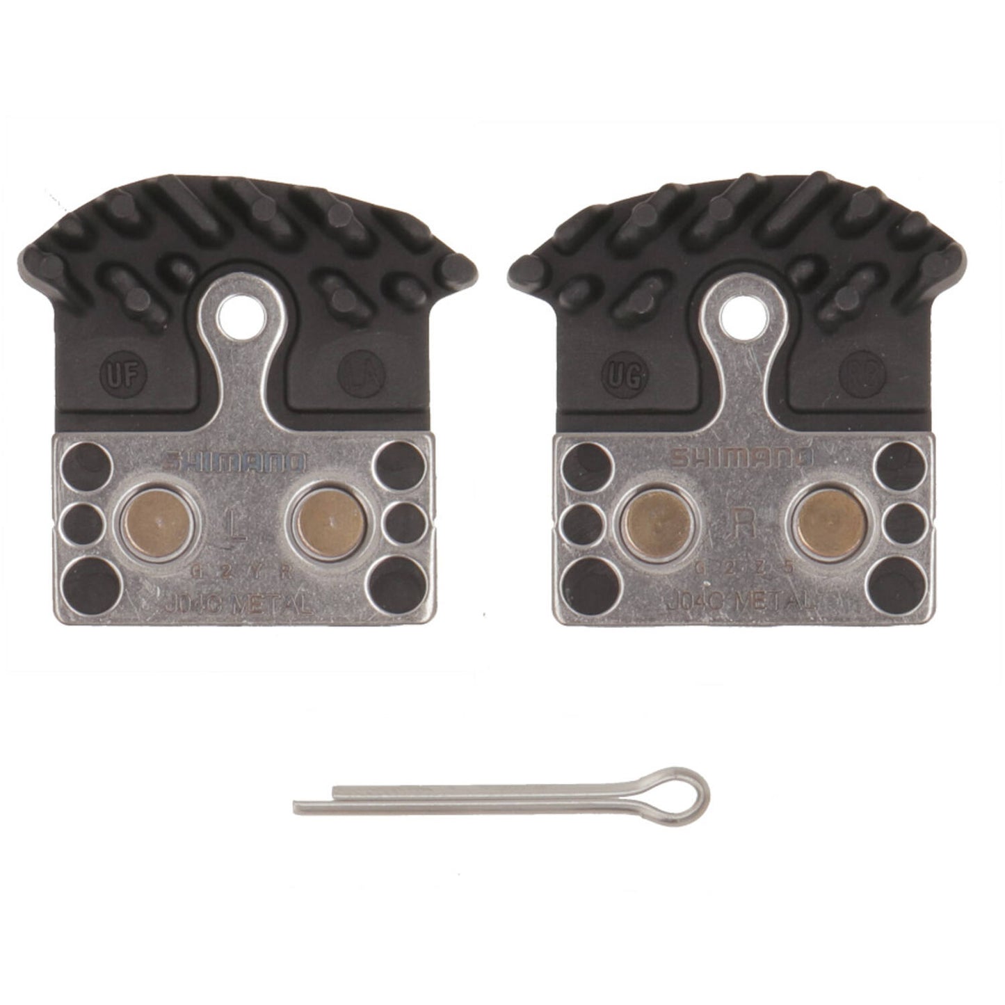 Shimano Disc Brake Block Juego de metal J04C con aletas de enfriamiento