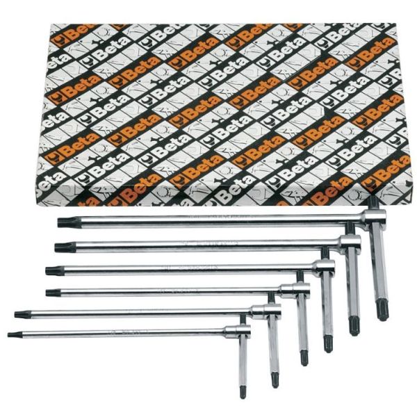 BETA TORX Stift Keys Set Strumenti 951TX S6 con manico (6 -pezzo)