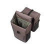 Basil dubbele fietstas move mik 30 liter 16 x 27 x 38 cm - bruin