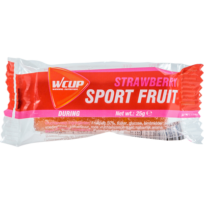 WCUP - Fresa de fruta deportiva 25 gramos 32 piezas