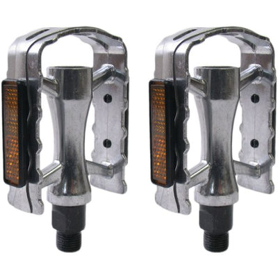 Juego de pedales Marwi SP-610 aluminio plata (pack taller)