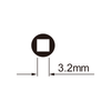 Icetoolz Spaak Niple Key 12B3 para Nippels de 3.2 mm (cuadrado)