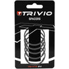 Trivio - spacer 2mm 1-1 8 carbon ud matte - 5 stuks