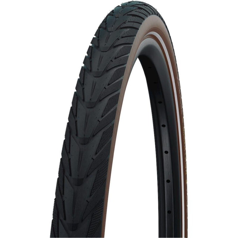 Deli Tire Flyde 37-622 28x1.40 700x35c Black-Brown Breaker Reflection