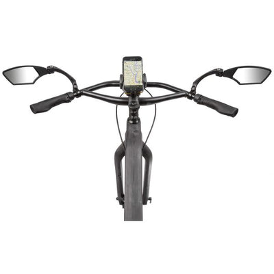 Espejo de bicicleta M-onda 110 x 55 mm negro derecho