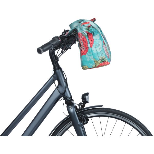 Basil Bloom Field Bicycle Handbag - resistente, impermeabile, blu