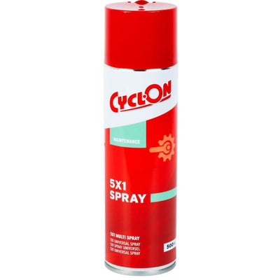 Cyclon P.T.F.E. Múltiple lubricante 5x1 en spray lata 500ml