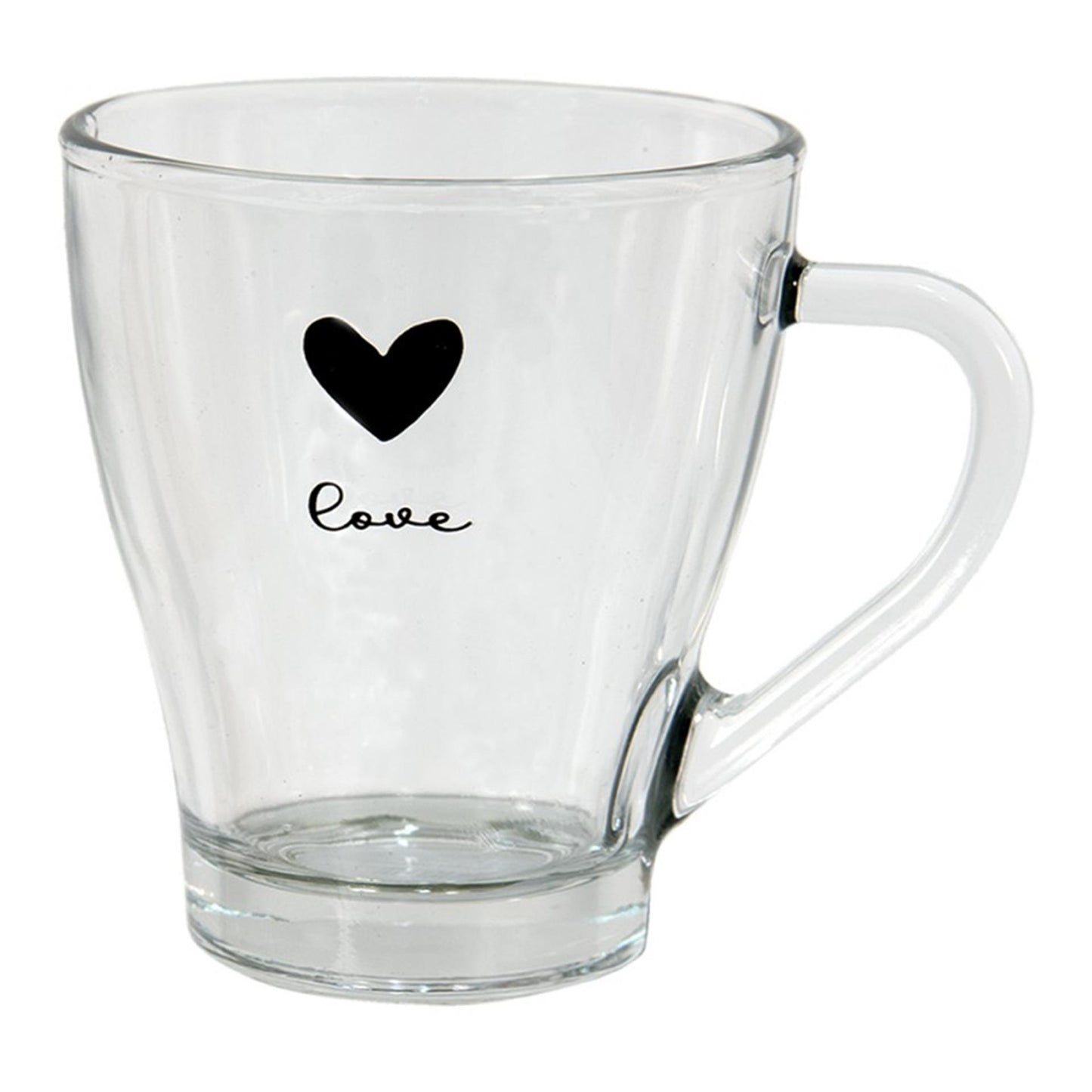 Clayre eef té vaso corazón 200ml
