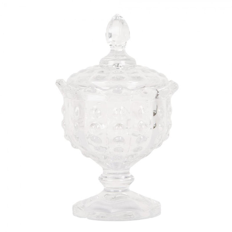 Clayre eef voorraadpot glas ø9x16cm