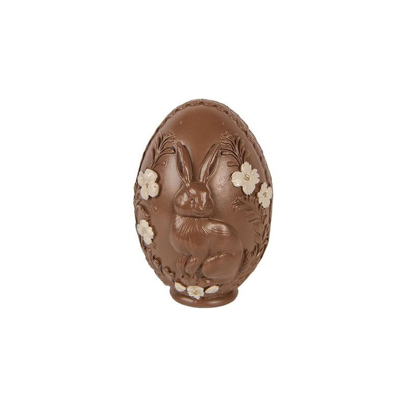 Clayre eef decoración huevo de Pascua ø 9x13 cm plástico