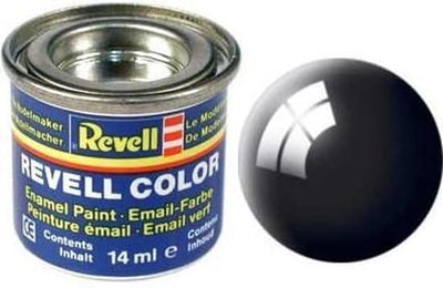Revell Correo electrónico Pintura # 07 Negro, brillante