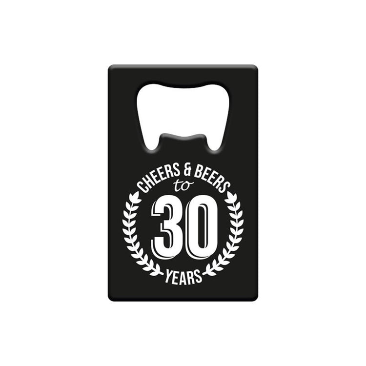 Paperdreams flesopener metaal - 30 jaar