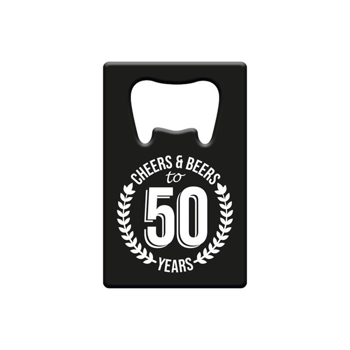 Paperdreams bottle opener metal - 50 years
