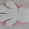 Snuggle bunny wit met roze oren. 26 cm