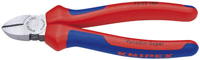 Knipex zijsnijtang 70 02 140 kniptang (rood blauw)
