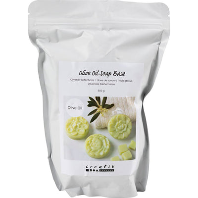Base sapone all'olio d'oliva, granulato, 500 gr 1 scatola Creativ Company