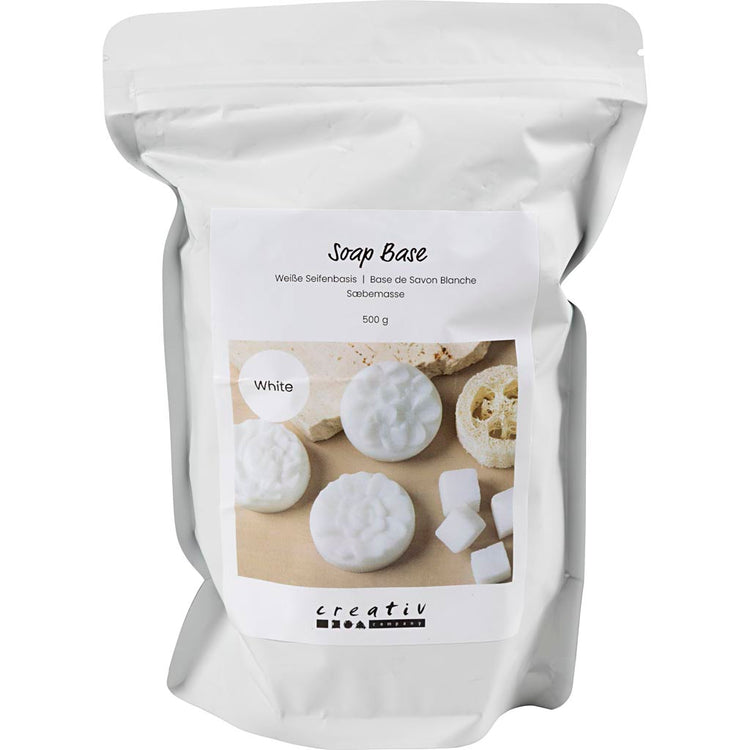 Creativ company base de jabón blanco, granulado, 500 gr 1 caja