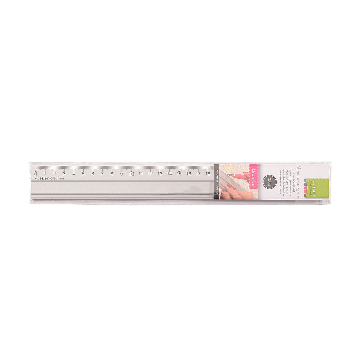 Vaessen creative • righello da taglio in alluminio 30 cm