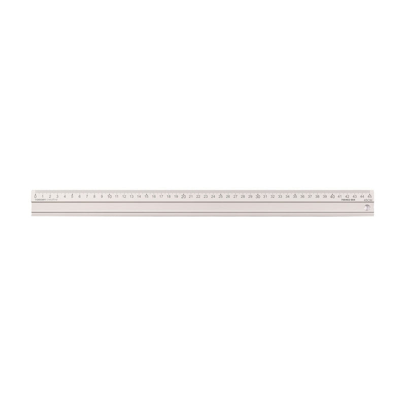 Vaessen creative • righello da taglio in alluminio 45 cm
