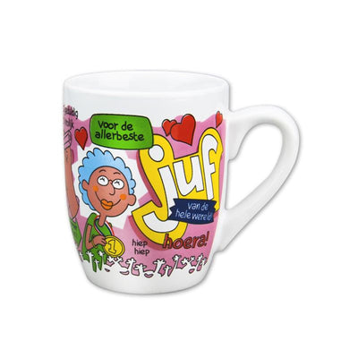 Paperdreams cartoon mug teacher no.28