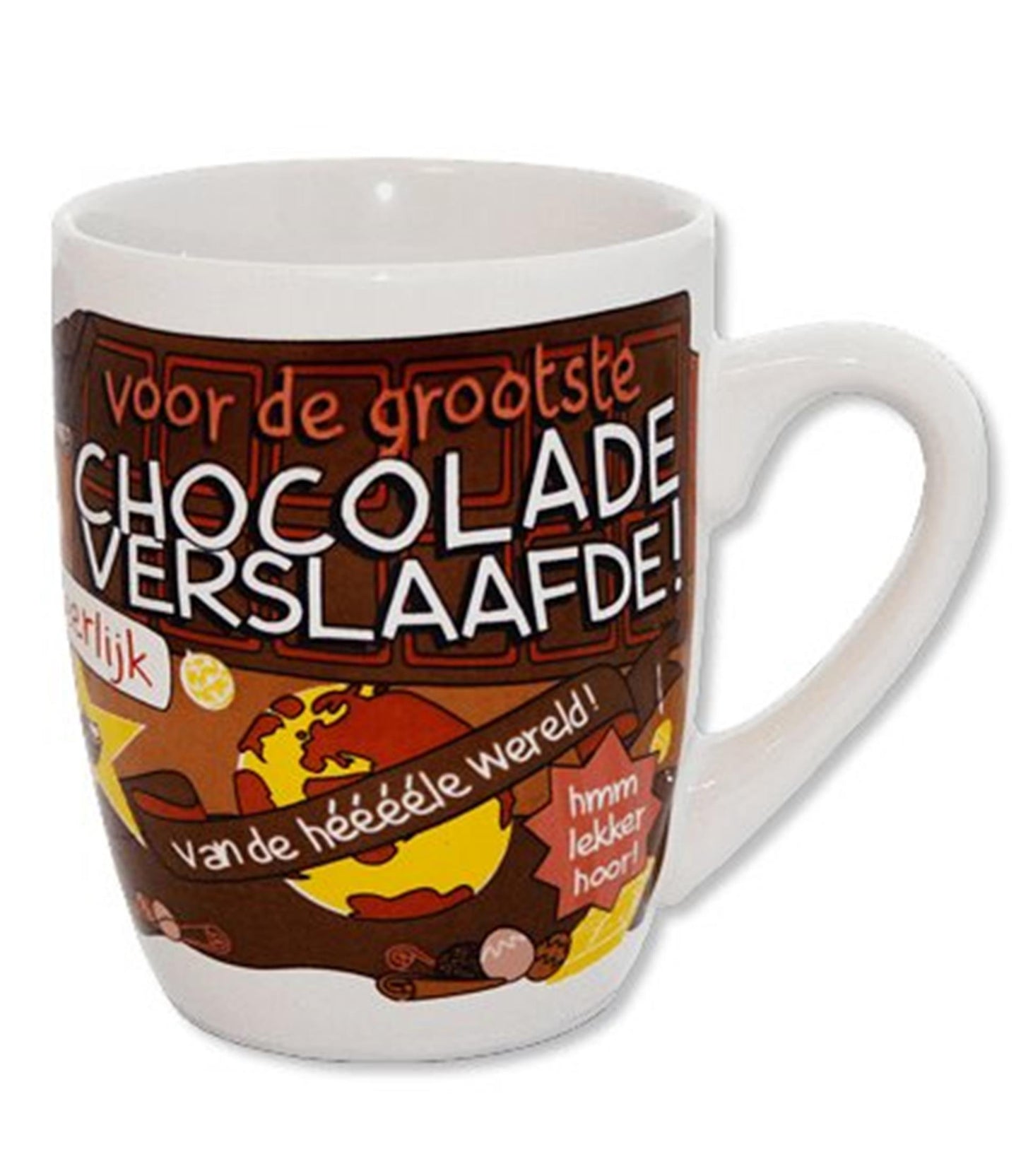 Paperdreams cartoonmok chocolade verslaafde